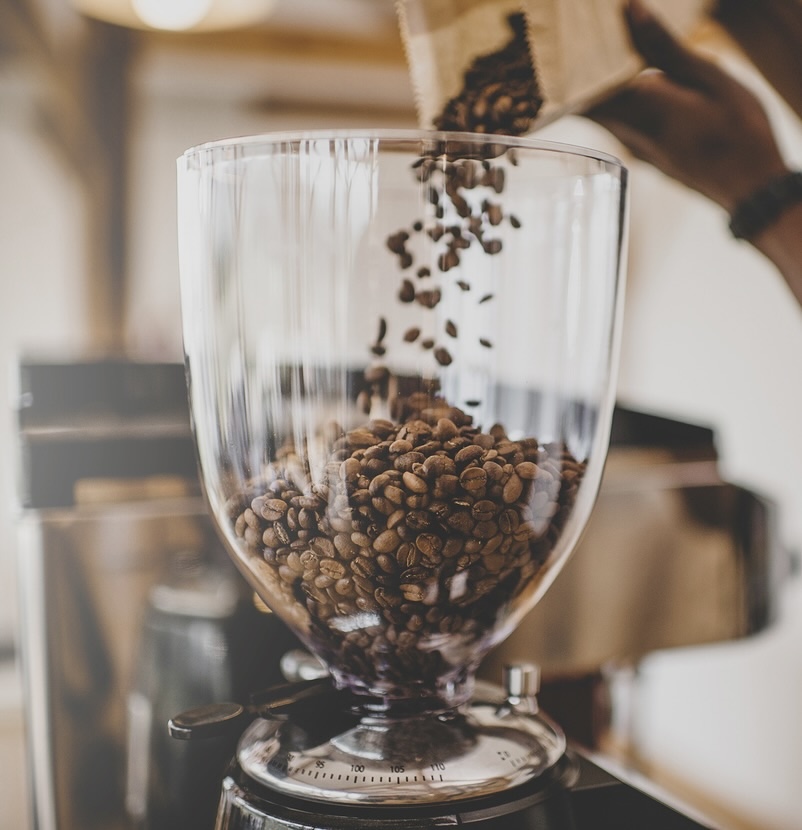 Grind-on-demand coffee grinder