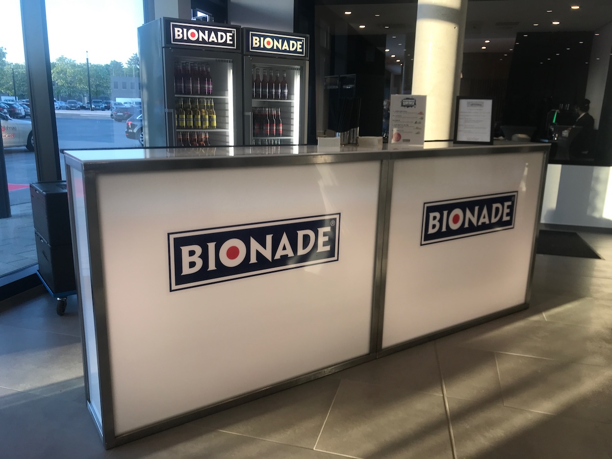 Mobile bar – branded bar (Bionade)