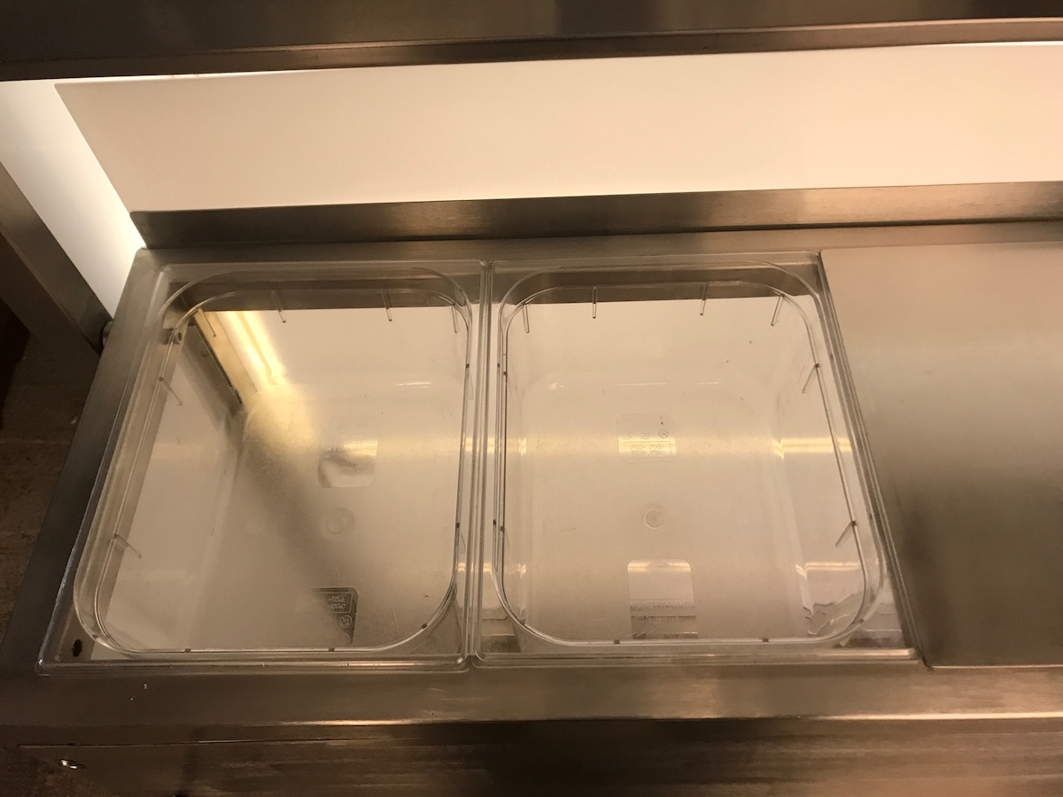 Mobile bar – work surface (detail)