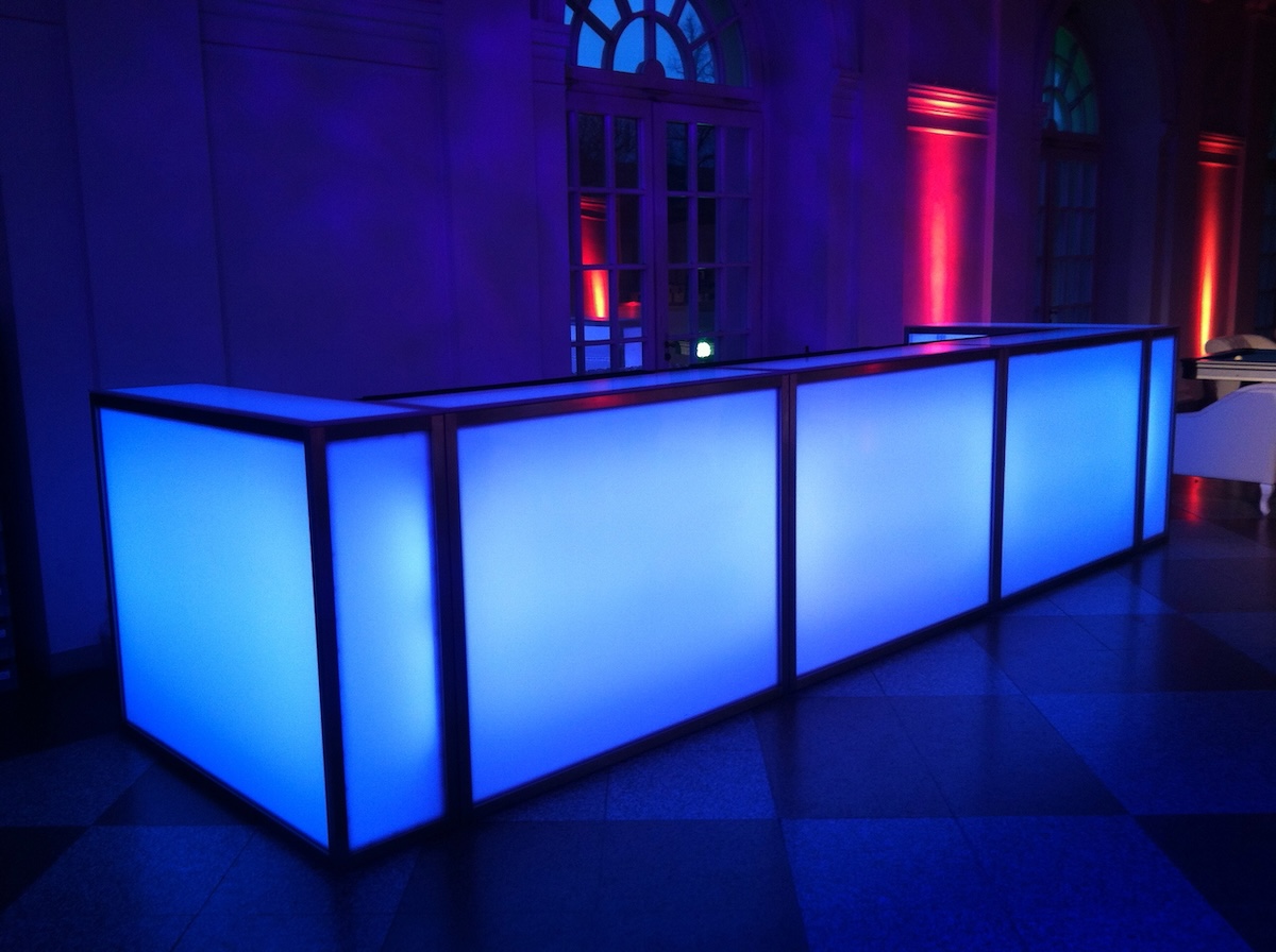 Mobile bar – U-shaped setup