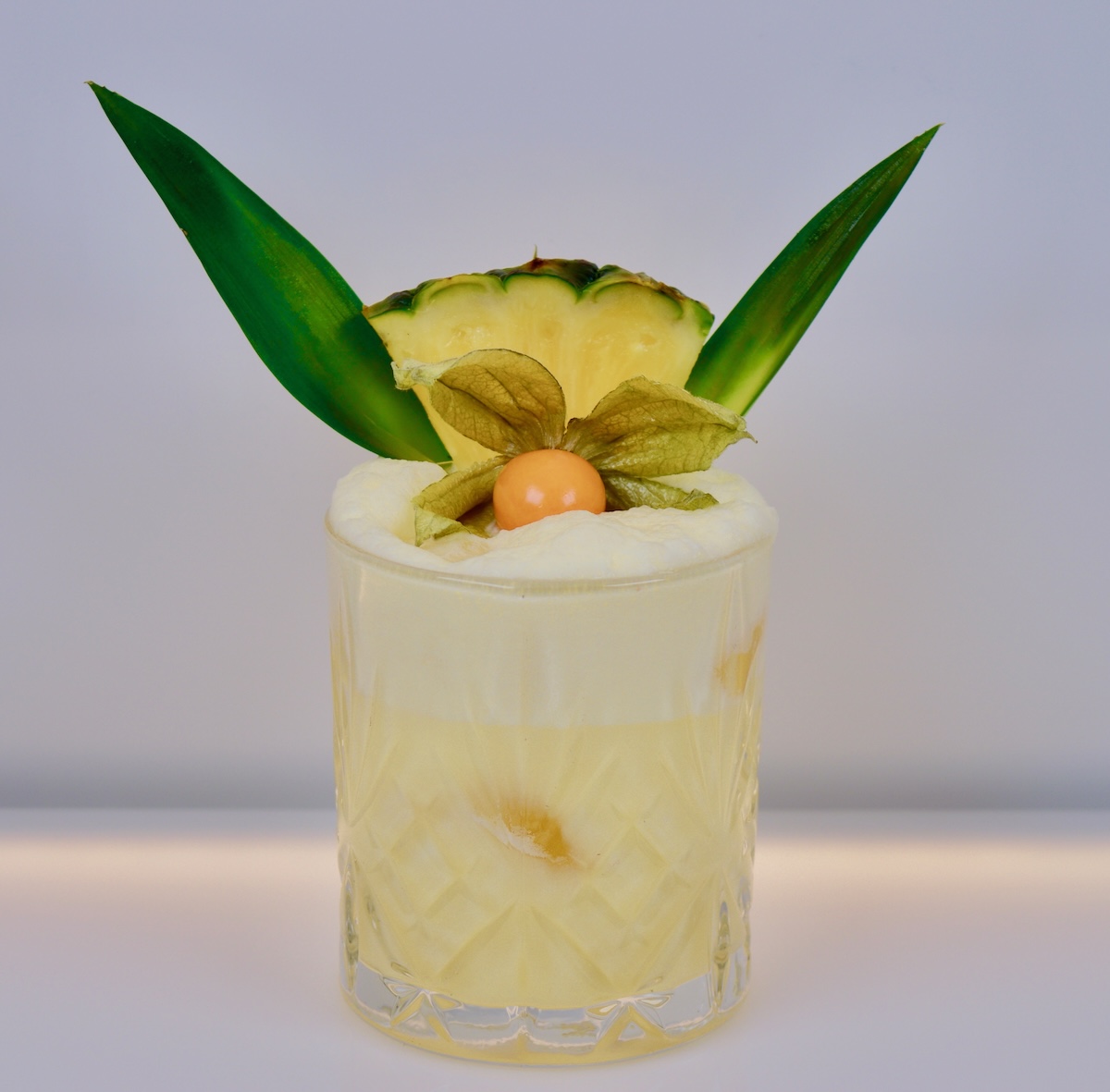 Piña Colada Cocktail im Glas